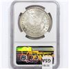 Image 2 : 1881-CC Morgan Silver Dollar NGC MS66