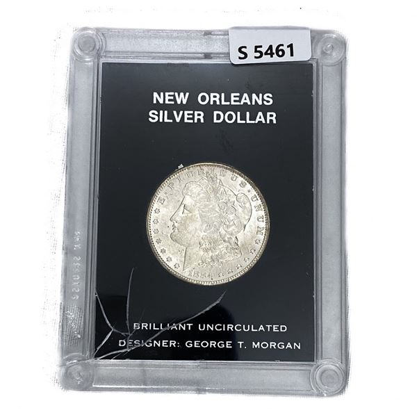1884-O Morgan Silver Dollar BU