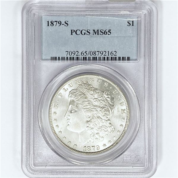 1879-S Morgan Silver Dollar PCGS MS65