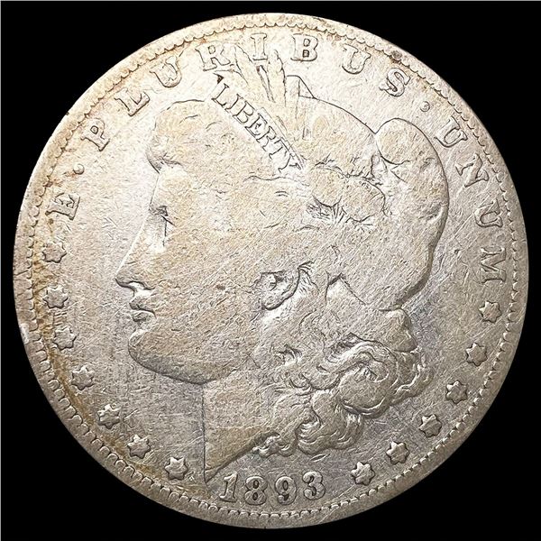 1893 Morgan Silver Dollar NICELY CIRCULATED