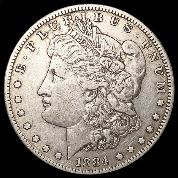 1884-S Morgan Silver Dollar NEARLY UNCIRCULATED