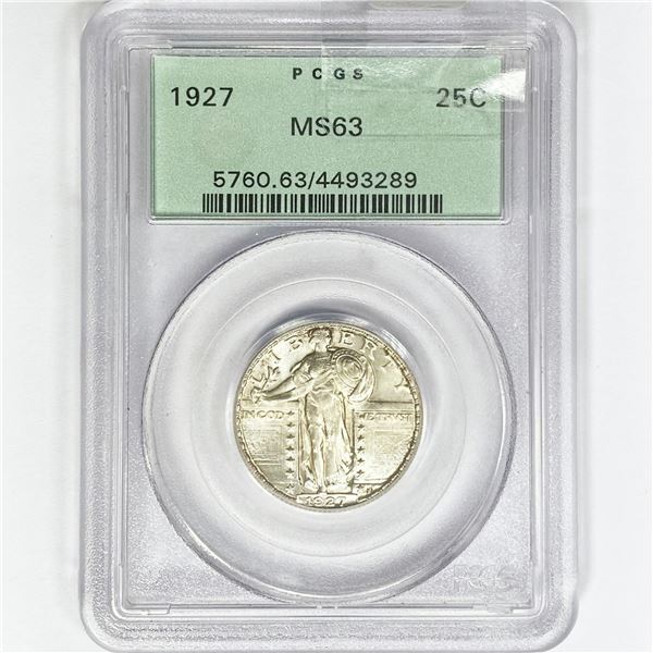 1927 Standing Liberty Quarter PCGS MS63