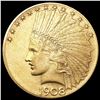 Image 1 : 1908-D $10 Gold Eagle CLOSELY UNCIRCULATED