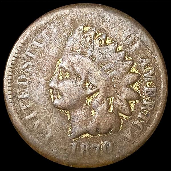 1870 Indian Head Cent NICELY CIRCULATED