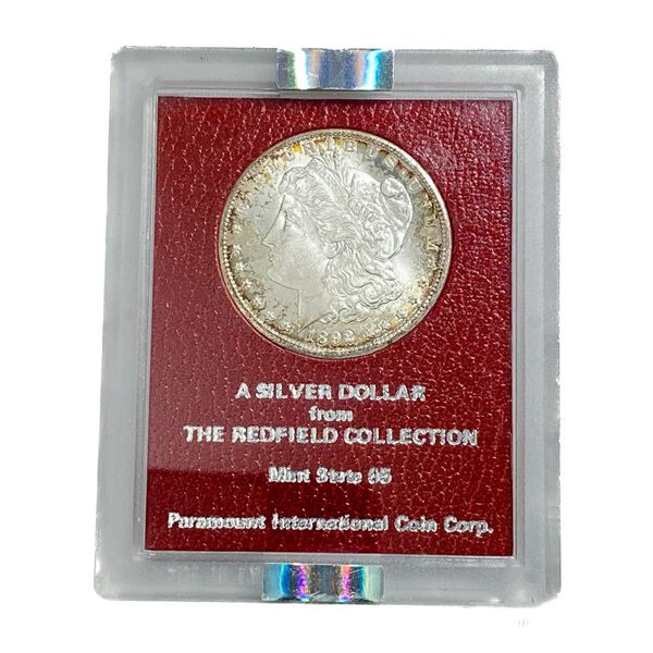 1892-CC Morgan Silver Dollar PICC MS65 Redfield