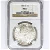 Image 1 : 1884-CC Morgan Silver Dollar NGC MS63