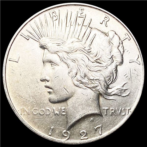 1927-D Silver Peace Dollar NEARLY UNCIRCULATED