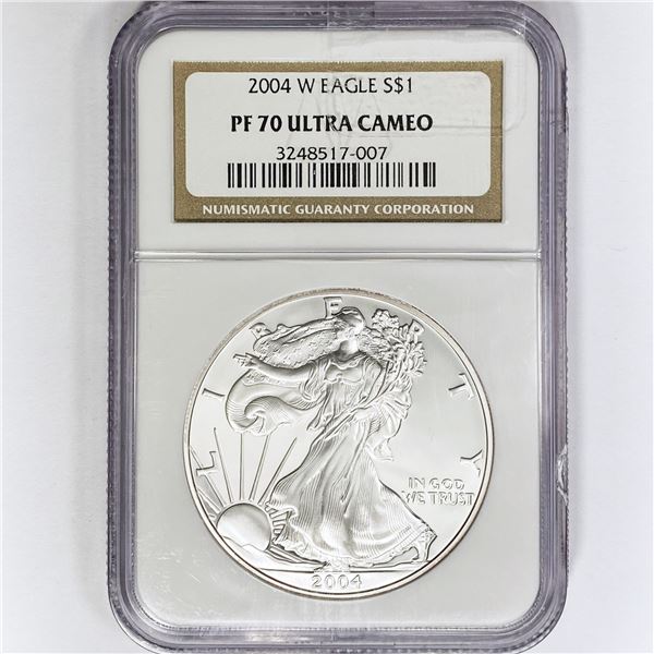 2004-W American Silver Eagle NGC PF70 UC