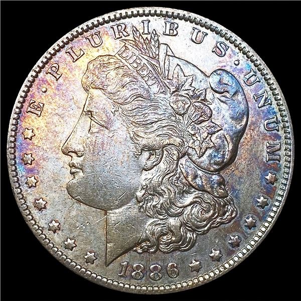 1886-O Morgan Silver Dollar NEARLY UNCIRCULATED