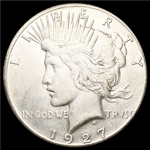 1927 Silver Peace Dollar CLOSELY UNCIRCULATED