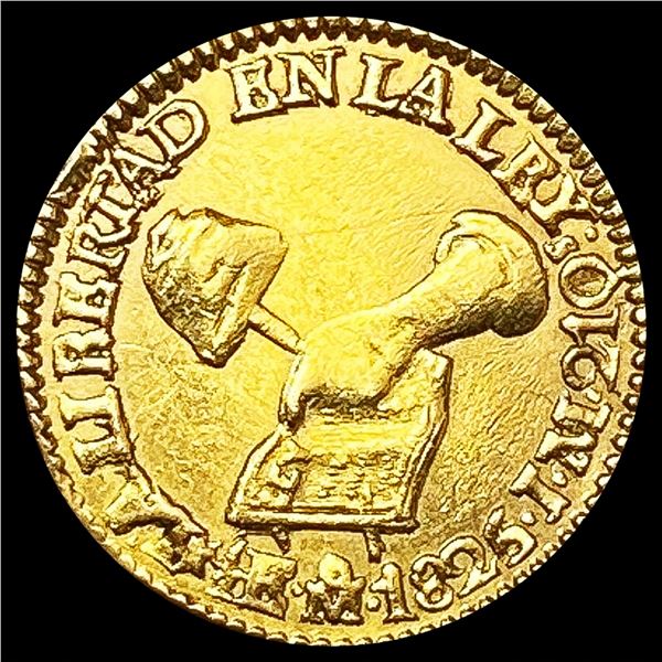 1828 Mexico .0475oz Gold 1/2 Escudo LIGHTLY CIRCU