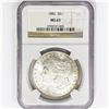 Image 1 : 1882 Morgan Silver Dollar NGC MS63