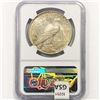 Image 2 : 1921 Silver Peace Dollar NGC MS63 High Relief