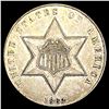 Image 1 : 1862 Silver Three Cent CLOSELY UNCIRCULATED