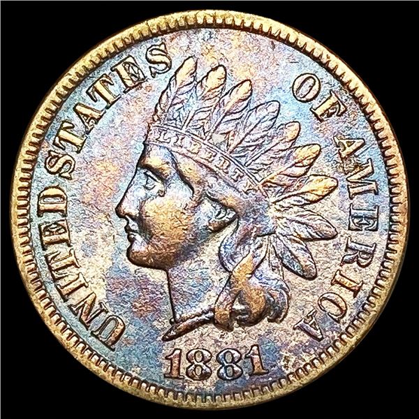 1881 Indian Head Cent CLOSELY UNCIRCULATED