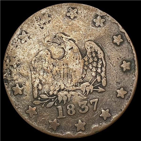 1837 Hard Times Token NICELY CIRCULATED