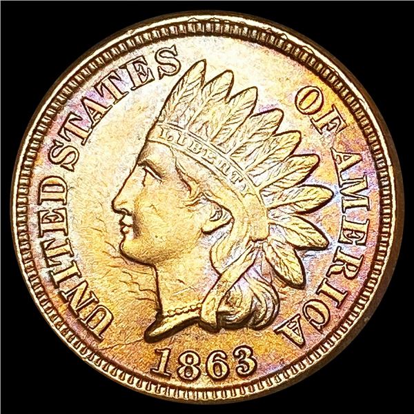 1863 Indian Head Cent UNCIRCULATED