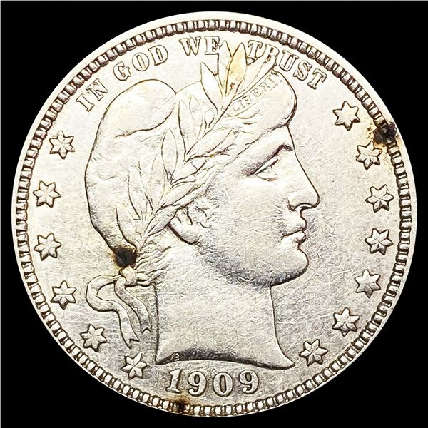 1909-D Barber Quarter NEARLY UNCIRCULATED