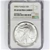 Image 1 : 1993-P American Silver Eagle NGC PF69 UC