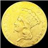 Image 1 : 1857 $3 Gold Piece NICELY CIRCULATED