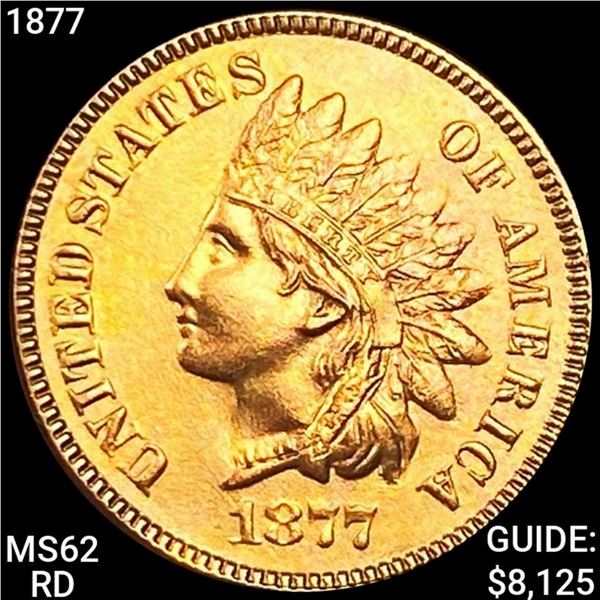 1877 Indian Head Cent UNCIRCULATED RD