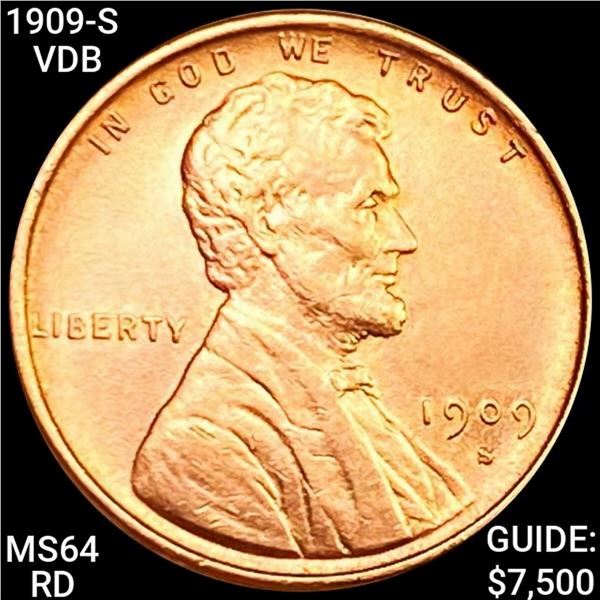 1909-S VDB Wheat Cent CHOICE BU