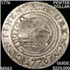 Image 1 : 1776 CONT CURRENCY PEWTER DOLLAR CHOICE BU