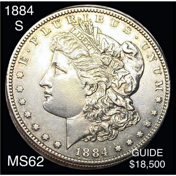 1884-S Morgan Silver Dollar UNCIRCULATED