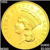 Image 1 : 1855 $3 Gold Piece UNCIRCULATED