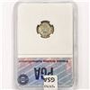 Image 2 : 1870 Seated Liberty Half Dime PGA MS65