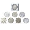 Image 2 : 1881-1928 Set (8) Morgan & Peace Dollars