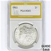 Image 1 : 1903 Morgan Silver Dollar PGA MS65