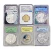 Image 1 : 1992-2022 Varied US Silver Coinage (6 Coins)