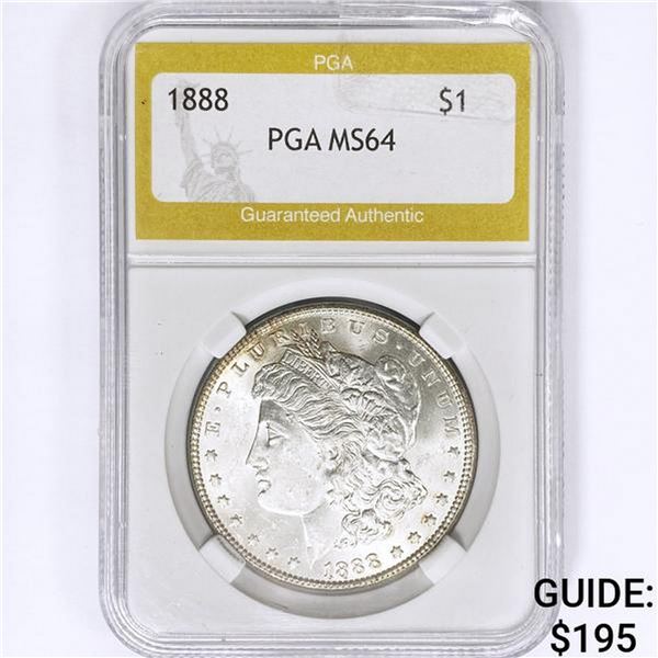 1888 Morgan Silver Dollar PGA MS64