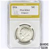 Image 1 : 1936 Bridgeport Half Dollar PGA MS64