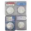 Image 1 : 1880-2020 Varied US Silver Coinage (4 Coins)