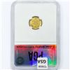 Image 2 : 1873 Rare Gold Dollar PGA MS64+ Open 3