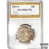 Image 1 : 1954-D Franklin Half Dollar PGA MS66 FBL