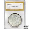 Image 1 : 1883-CC Morgan Silver Dollar PGA MS64