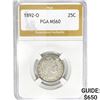 Image 1 : 1892-O Barber Quarter PGA MS60