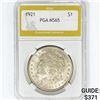 Image 1 : 1921 Morgan Silver Dollar PGA MS65