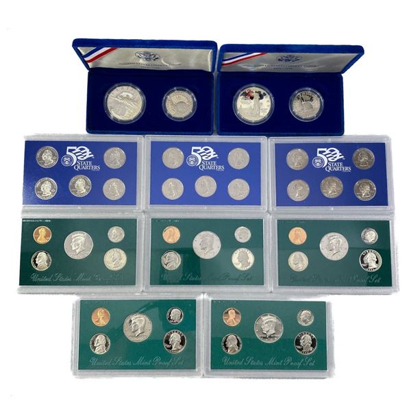 1984-2005 US Proof Coin Sets (44 Coins)