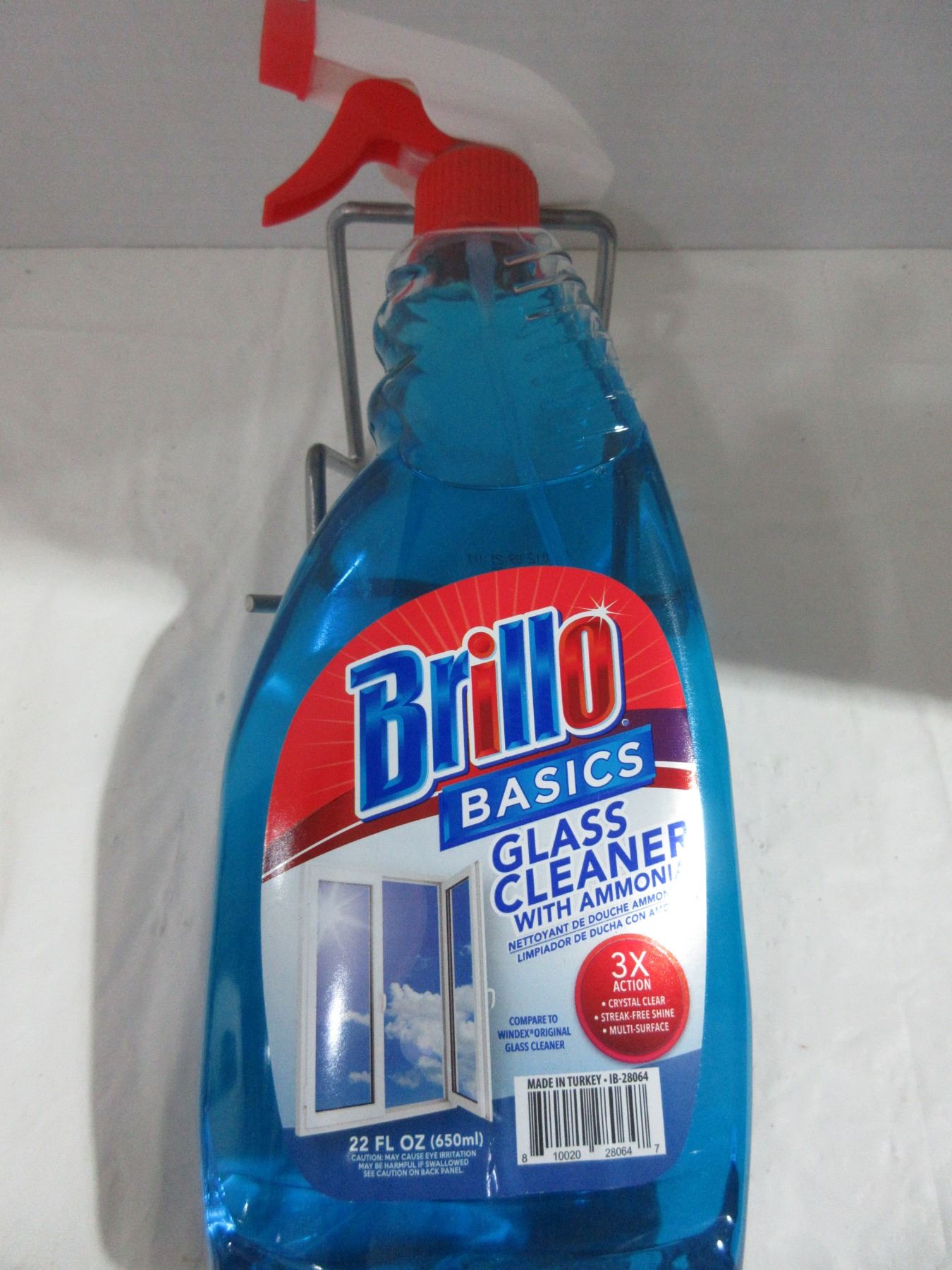 NEW BRILLO BASICS GLASS CLEANER WITH AMMONIA (650 ML) BOTTLE