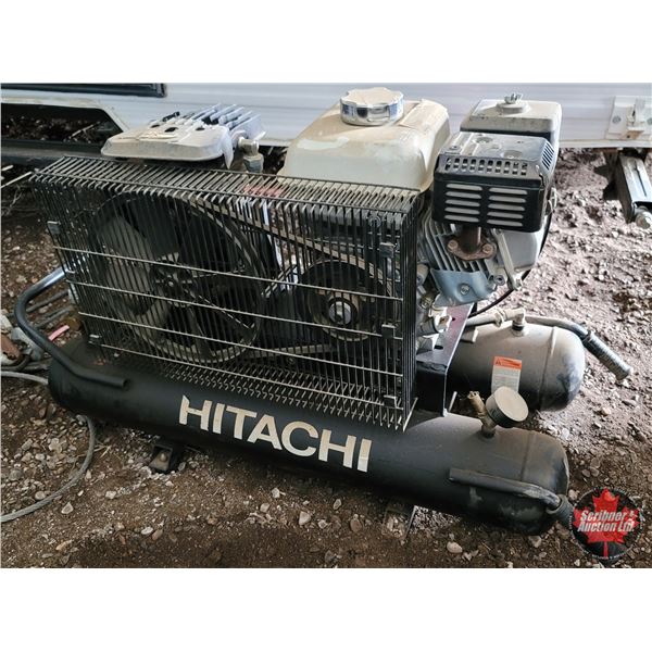 Hitachi Gas Powered Wheeled Air Compressor IMPORTANT NOTES: This ...