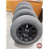 Image 1 : Set of 4 Tires on Rims : - Rims : ENVY (Aluminum) - Tires  : Bridgestone Dueler AT - Tire Size : 255
