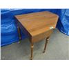 Image 2 : Wood corner table with drawer