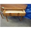 Image 3 : Wood corner table with drawer