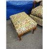 Image 3 : Upholstered rocking chair and matching footstool