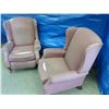 Image 6 : Set of 2 wing back recliner chairs need to be reupholster