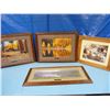 Image 1 : Lot of 4 framed pictures